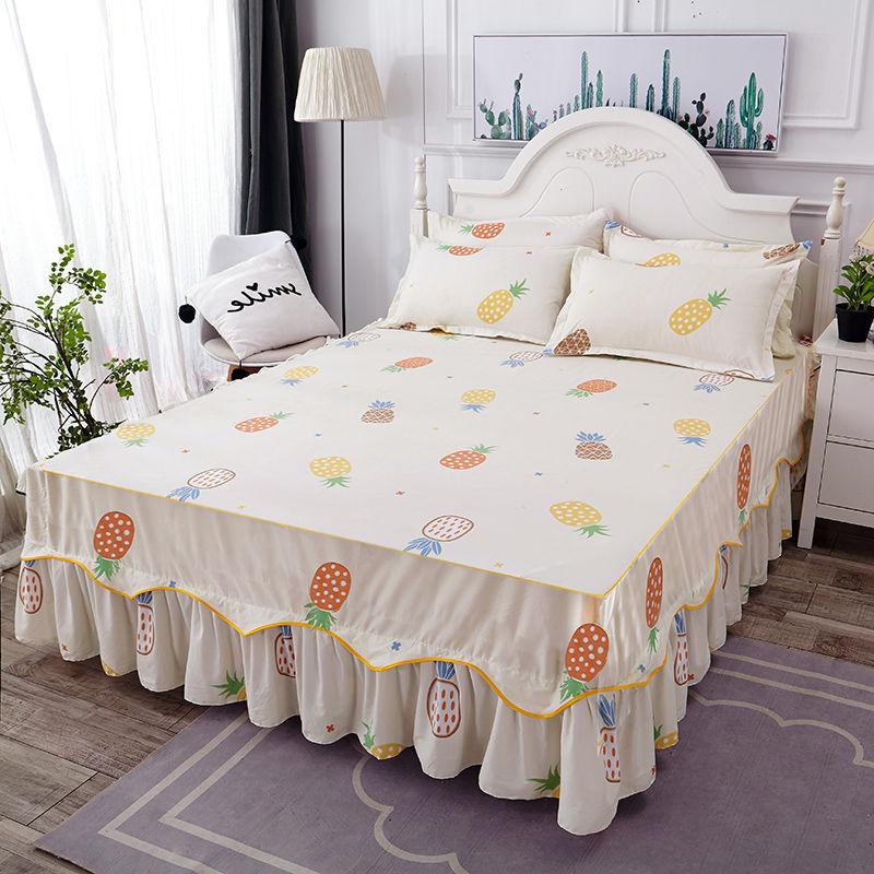 Simmons Bedspread Bed Skirt Bed Cover Single Piece Bed Sheet Bed Skirt Single Piece Bedroom Household Single-piece Sanding Bed Skirt