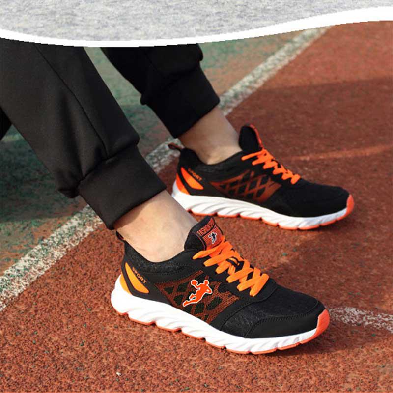 38-45 Men Black Sneakers Wear-resistant Basketball Shoes Breathable Deodorant Outdoor Running Shoes