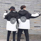 Couple Down Jacket Women Mid-length Korean Version Ins Loose Large Size Thick Winter Tooling Jacket White Duck Down Warm Jacket