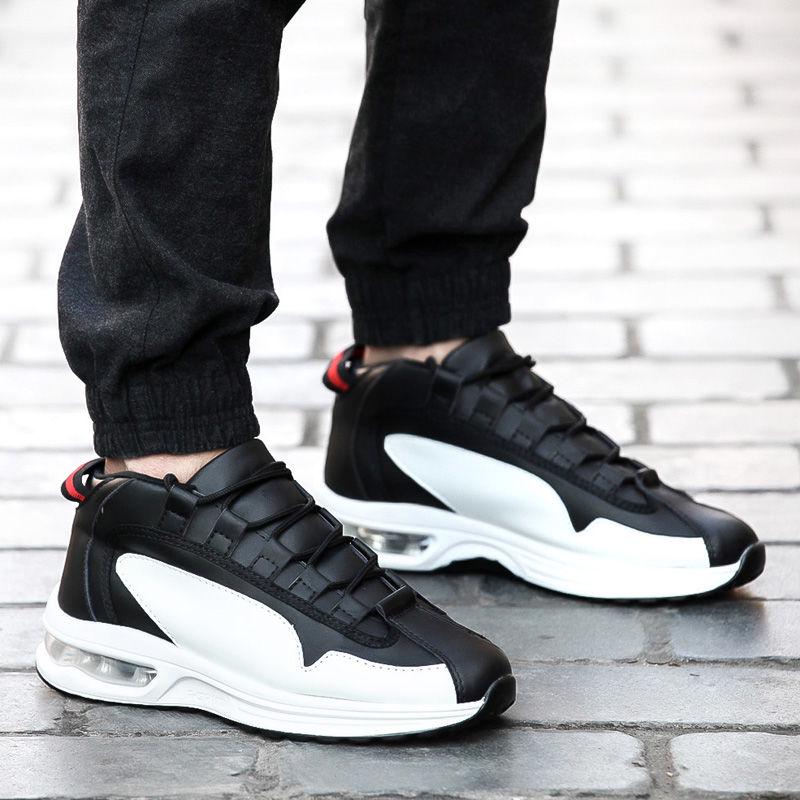 Summer Men's Shoes Air Cushion Sneakers Inner Increase Men's Breathable Running Shoes Wild