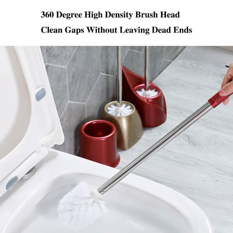 Household Toilet Brush Set Creative Bathroom Wash Toilet Brush Long Handle No Dead Ends Cleaning and Scrubbing The Toilet