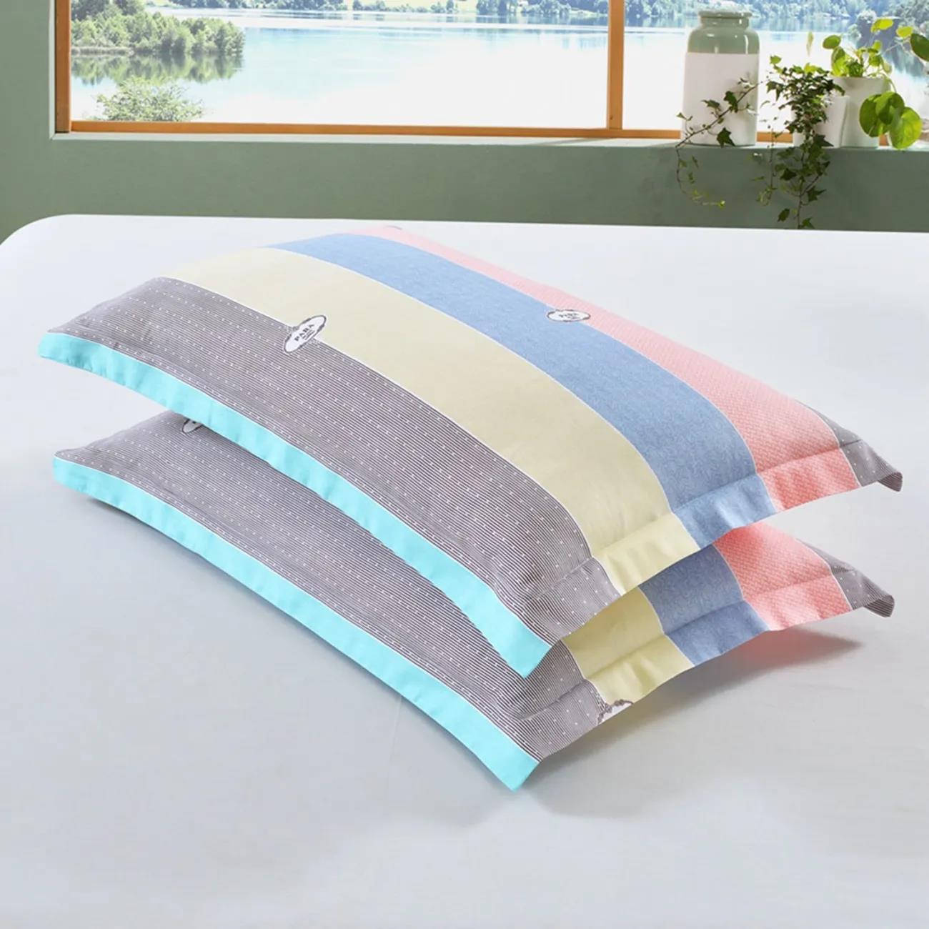 Arctic velvet Korean version small floral single pillowcase couple adult pillowcase high-end pillowcase 48*74cm