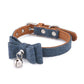 Pet Cat Cute Bow Tie Polyester Dog Collar Teddy Hiromi Pet Bell Collar Cat Dog Universal Pet Bowtie Neck Docor Adjustable Size Kitten Collar