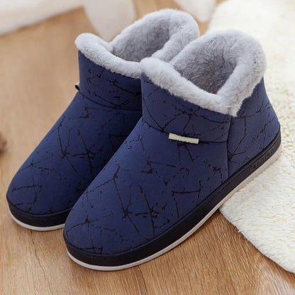 Winter Thick Men's and Women's Cotton Shoes Warm and Comfortable Non-slip Flat Shoes
