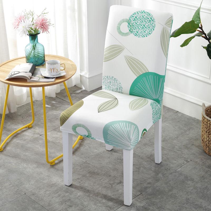 Printed Chair Cover Stretch High King Back Slipcovers for Hotel Dining Room Living Room Home Decor