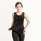 Women Sleeveless Thermal Underwear Women Winter Plus Velvet Thicken Vest Sexy Pajamas Autumn Spring Windproof Soft Lining High Elasticity Comfortable