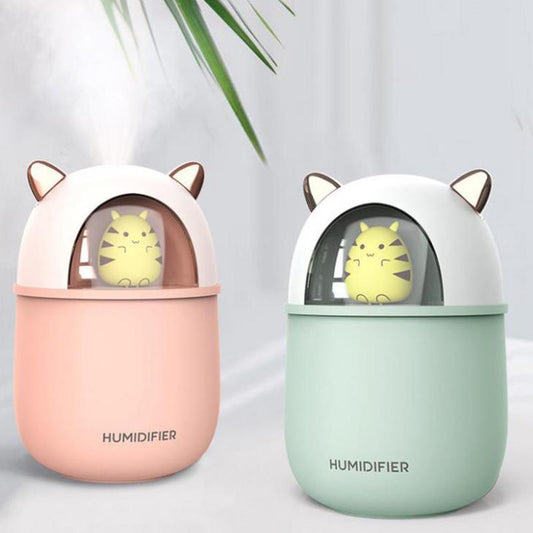 300ml Indoor Air Humidifier Purifier Mute Aroma Diffuser Portable USB Electric Sprayer Cute Mouse