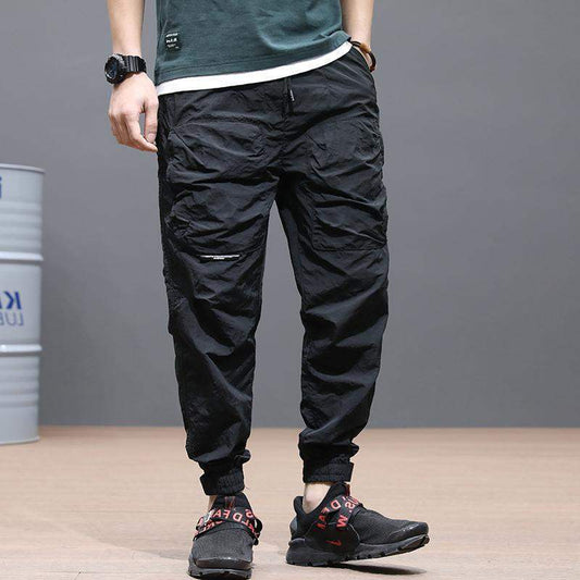 Summer Nine-point Casual Pants Men's Loose Large Size Wild Overalls Thin Section Trend Harlan Trousers