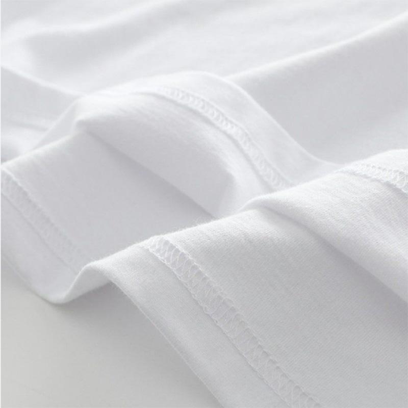 Pure Cotton Short Top Summer Casual Thin Section Loose Solid Color Printing Fashion Short-sleeved T-shirt Women