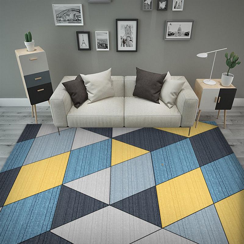 Nordic Carpet Living Room Coffee Table Blanket Simple Luxury Bedroom Bedside Blanket Blanket Washable Household Simple and Easy To Care