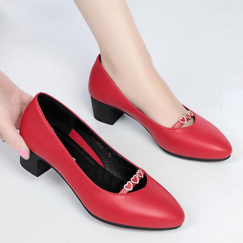 Soft Shoes Women's Sandals Spring and Summer Soft Bottom Cozy Women's Shoes Work Shoes Single Shoes