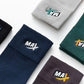 Pure Cotton Socks Men's Retro Embroidery Tube Socks Autumn and Winter Seasons Cotton Socks Deodorant Sweat-absorbent Sports Socks