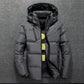 Winter Warm Men's Jacket Jacket Casual Stand-up Collar Down Thick Hood White Duck Parka Men's Winter Hooded Down Jacket