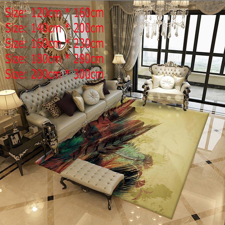 3D Flower Feature Printing Carpet Hallway Doormat Anti - Slip  Carpet Absorb Creative Europe Kitchen Mat/Rug