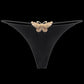 4Pcs/Set Women's Low Waist Solid Color Seamless Lace Underpants Women's All-match Large Size Night Soft Thong