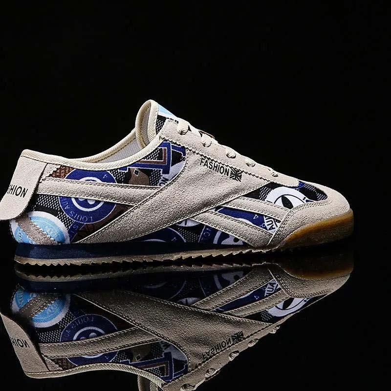 New Men's Shoes Pop Sports Casual Shoes Men's Canvas Shoes Men's Flat Shoes
