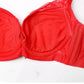 Ladies Gathered Up Bra Set Comfortable Sexy Lace Bow Hollow Out Transparent Panties Hanging Skirt Underwear Set Fascinated See-through Brassieres Set