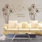 Dandelion plant bedroom living room bathroom cabinet TV background decorative wall stickers