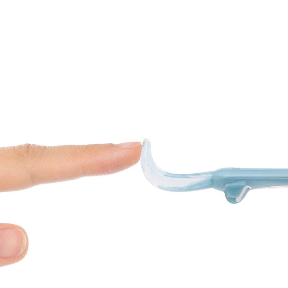 Baby Feeding Spoon with Storage Box Non-Slip Baby Trainning Spoon Food Grade Silicone Cute Baby Feeding Tableware