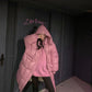 Long Down Jacket Women's Loose and Thick Bread Coat Knee-length Duck Down Jacket