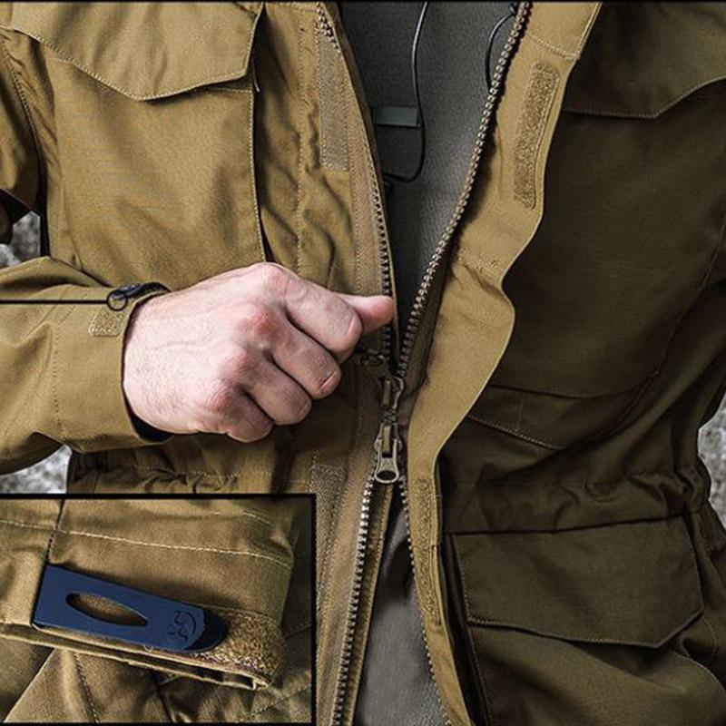 Outdoor Winter Jacket Tactical Jacket Soft Shell Camouflage Suit Mountaineering Ski Suit Plus Velvet Windproof and Waterproof