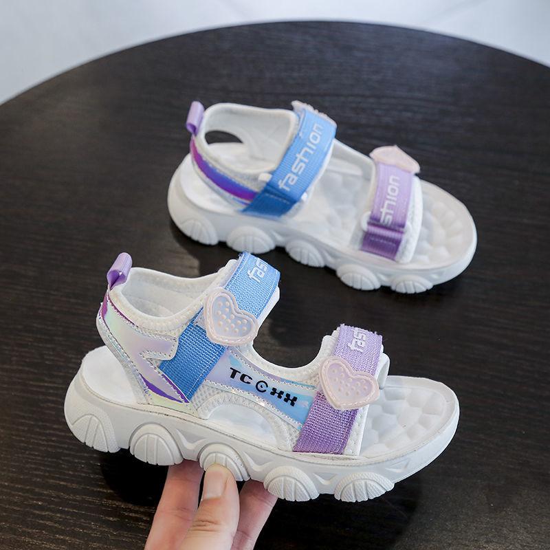 Girls' Breathable Beach Sandals Non-slip Summer 3-12 Years Old Children's All-match Fashionable Student Shoes