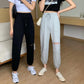 Nine-point Harem Pants Female Summer Thin Section Small Eight-point Pants Loose and Thin Radish Pants Ripped Casual Sports Pants
