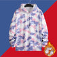 Fleece Sweater Men's Trendy Hooded Loose Dyeing Autumn and Winter Trend All-match Handsome Sweater