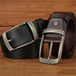 Genuine Leather Belt Men's Leather Casual Belt Waist Strap Alloy Pin Buckle Belt