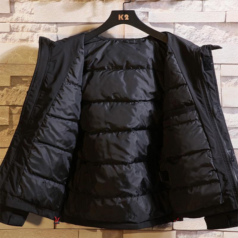 Winter Men's Cotton Workwear Jacket Trend Casual Wild Thickening Warm Top Jacket