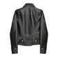 Women's Leather Jacket Women's 2021 Spring and Autumn Short Slim Washed PU Leather Jacket