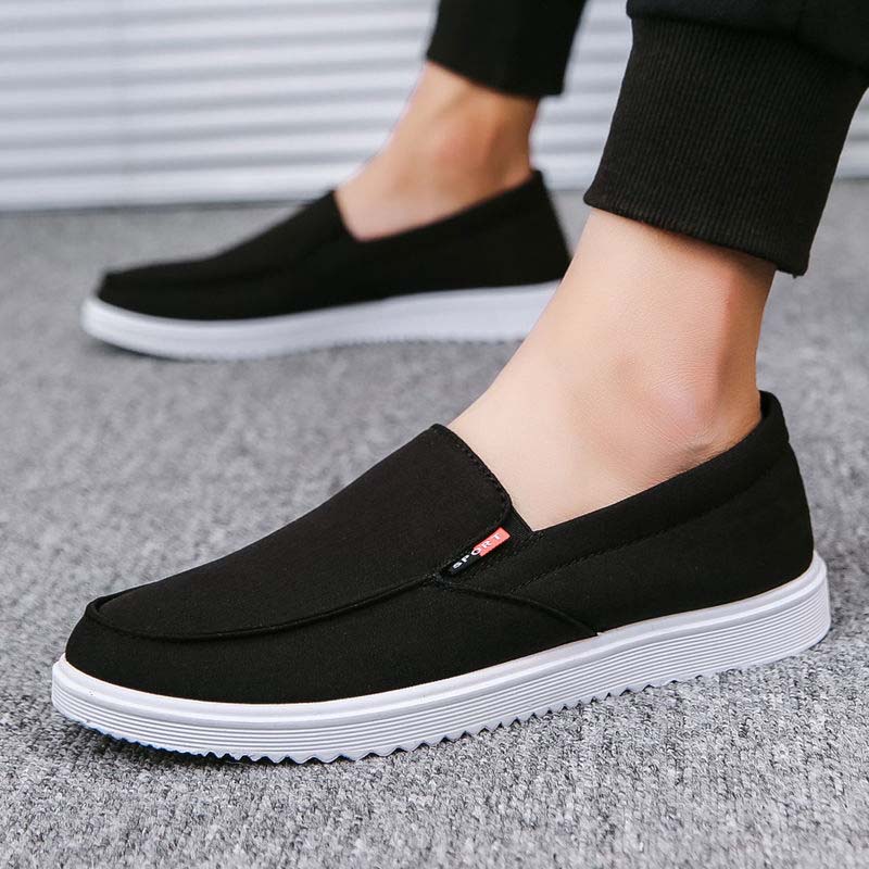 Spring and Summer Men's Casual Lazy Shoes All-match Breathable Old Beijing Canvas Shoes