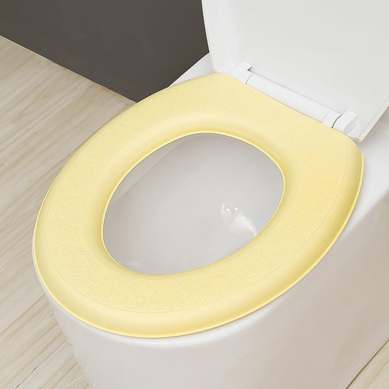 EVA Waterproof Washable Toilet Seat Cover Universal Household Sticky Toilet Seat Four Seasons Available Toilet Seat Toilet Seat