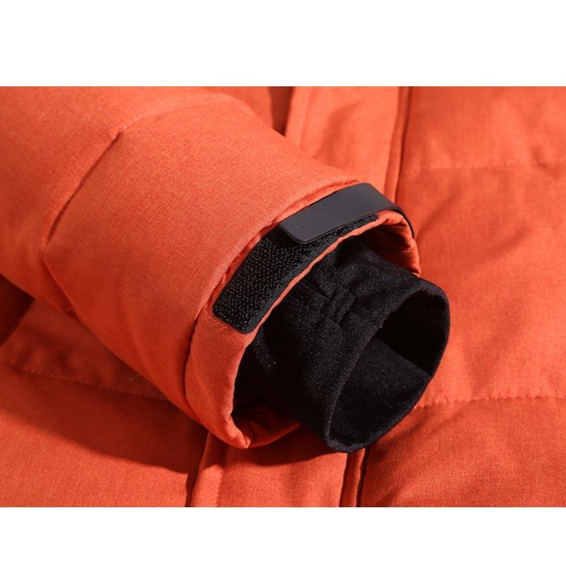 Winter Thick Down Jacket European and American Fashion Outdoor Leisure Warm Hooded Down Jacket