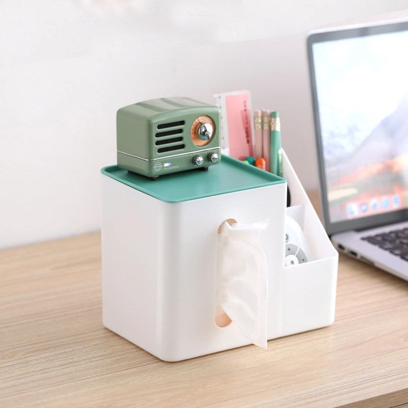 Tissue Box Drawer Paper Box Wall Mounted Remote Control Storage Wet Wipes Box Organizer Living Room Bathroom Toilet Multifunctional Paper Drawer Box