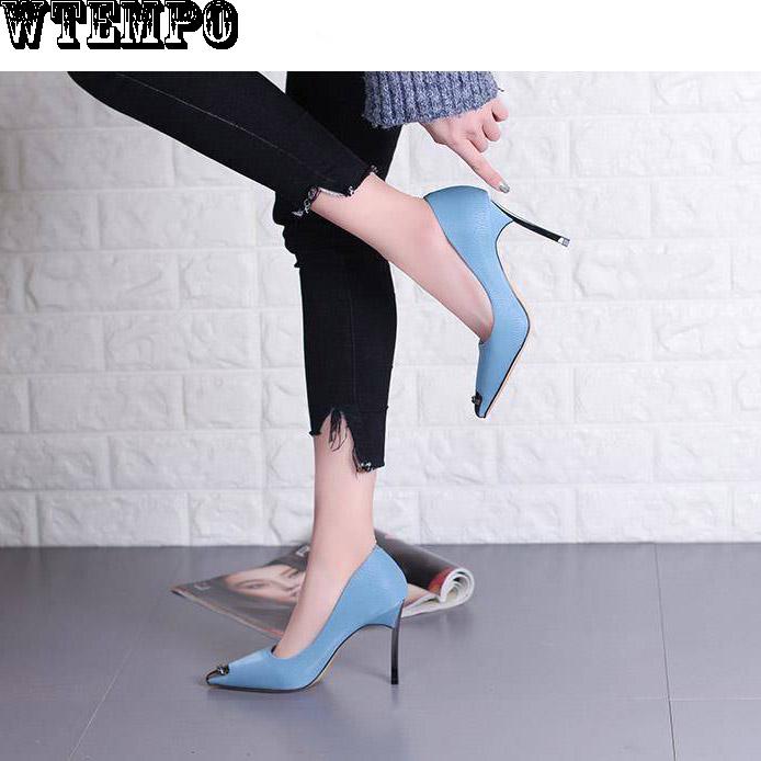 Brand Joker High Heel Stiletto Pointed Shallow Mouth High Heels Summer Women's Shoes Fashion