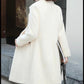 Imitation Mink Velvet Plus Cotton Thick Woolen Women's Coat Winter Fashion Slim Mid-length All-match Coat