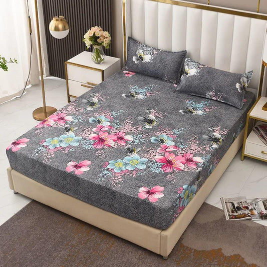 Four Seasons Universal One-piece Mattress Cover Non-slip Fixed Bed Cover Simmons Mattress Dust-proof Protective Cover Fully Surrounded