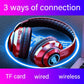 Breathing Light HIFI Subwoofer Wireless Suitab Bluetooth Headset for Android Apple Phone Computer