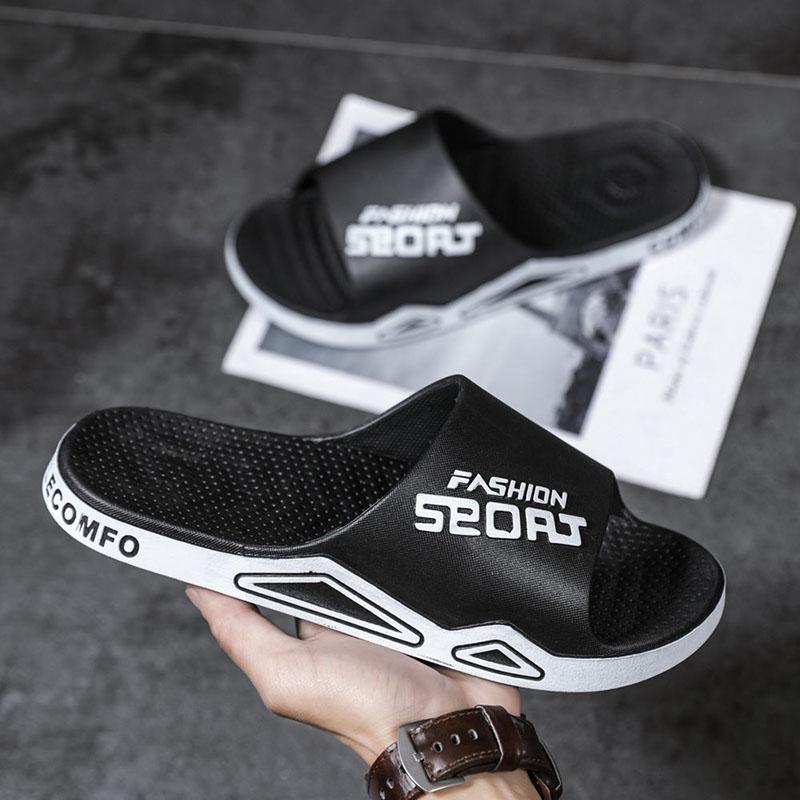 Men's Summer Outdoor Slippers Thick Bottom Non-slip Wear-resistant Indoor Slippers