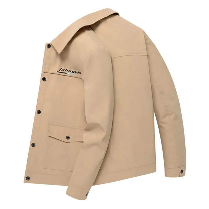 Autumn and Winter Men's Korean Style Handsome Jacket Trend Lapel Men's Trendy Brand Jacket Top Jackets
