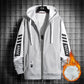 Autumn and Winter Jacket Men's Thickened Plus Fleece Hooded Jacket Trend Youth Cardigan Baseball Uniform Jacket