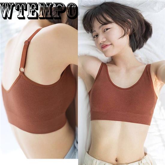 Sexy Sports Bra Top For Fitness Women Push Up Cross Straps Workout Bra For Women Gym Running Jogging