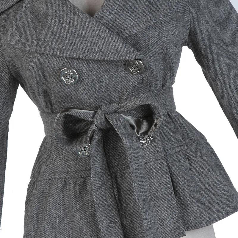 Short Windbreaker Women's Small Autumn and Winter Slim Slimming Leisure Jacket with Belt