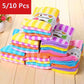 5/10pcs Cleaning Cloth High Efficient Anti-grease Dish Cloth Washing Towel Kitchen Cleaning Wiping Rags