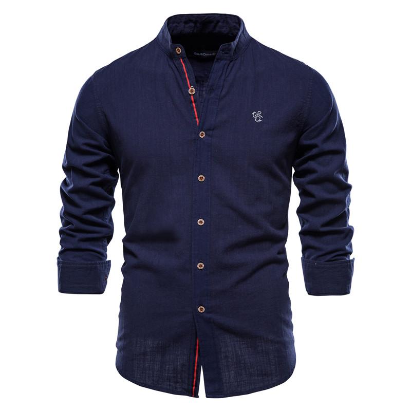 Slim Men Shirt Muscle T-shirts Long Sleeve Thin Top Solid Color Stretch Undies Male Clothing Casual Button Overshirt