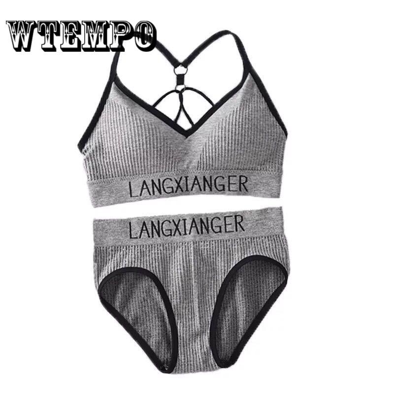 Sexy Women Solid Sport Bra Solid Running Yoga Bras Padded High Impact Workout