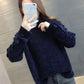 Autumn Winter  Women Fashion Sweater Casual Knitting Sweater Turtleneck Pullovers Loose Casual Long Sleeve Sweater