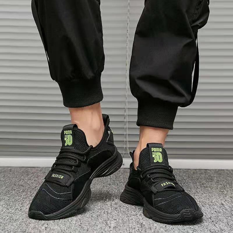 Casual Sports Clearance Men's Shoes Korean Trend Wild Running Shoes Lightweight Wear-resistant Fashion Youth Travel Shoes