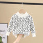 Children's Sweaters Mink Wool Thickening In The Autumn Winter Child Boy's Head Warm Sweater Render Unlined Upper Garment